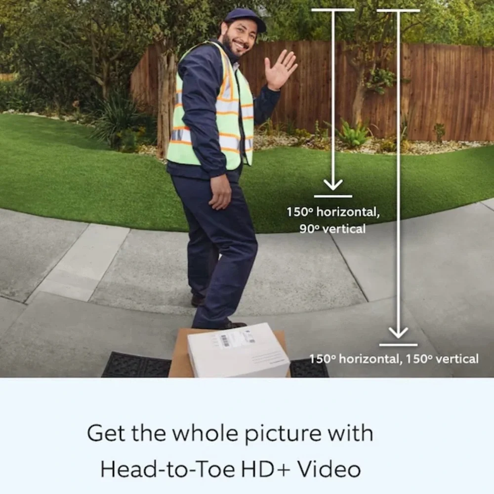 Ring Wired Doorbell Pro (Formerly Video Doorbell Pro 2) – Satin Nickel